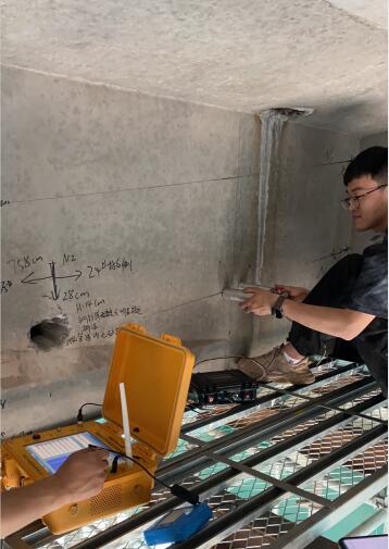 京滬高速吳中區橋梁注漿質量密實度檢測